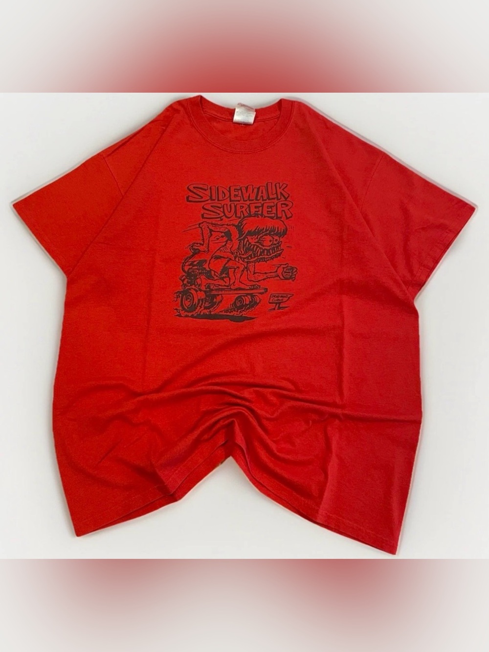 Vintage Ed Roth T-Shirt Sidewalk Surfer Size Large Big Daddy Monster Rare Y2K